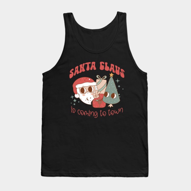 Santa Claus is Coming to Town Tank Top by Unified by Design